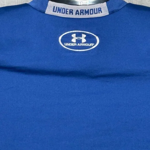 Under Armour - Boys Heat Gear Fitted Short Sleeve Shirt - Size Youth Large - Picture 5 of 6